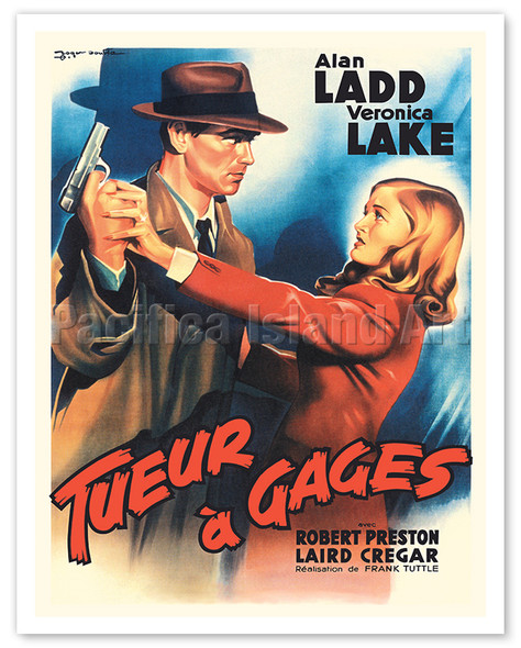 This Gun For Hire (Tueur å Gages) with Robert Preston - c. 1942 - Poster by Roger Soubie