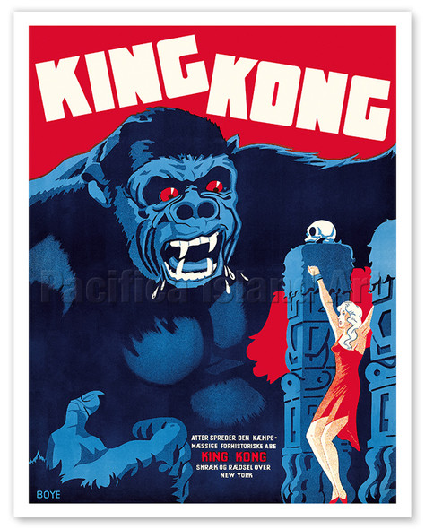 King Kong - Starring Fay Wray, Robert Armstrong and Bruce Cabot - c. 1933