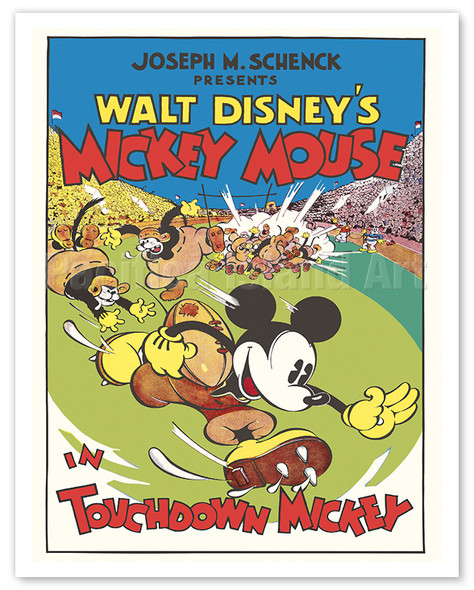 Mickey Mouse in Touchdown Mickey - c. 1932