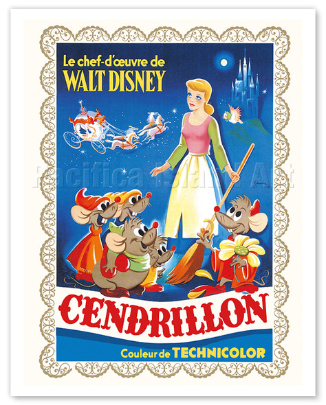 Walt Disney’s Cinderella (Cendrillon) - c. 1950