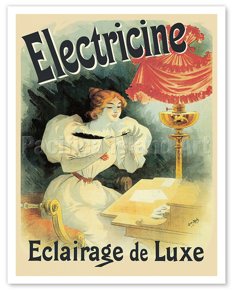 Electricine - Luxury Lighting (Eclairage de Luxe) - c. 1895