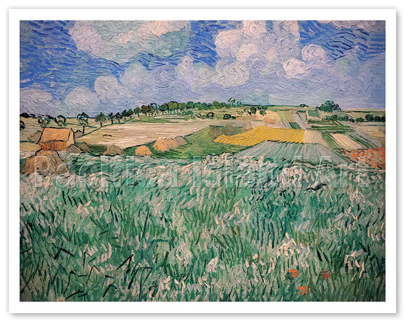 Plain Near Auvers, France - c. 1890 - Poster by Vincent Van Gogh