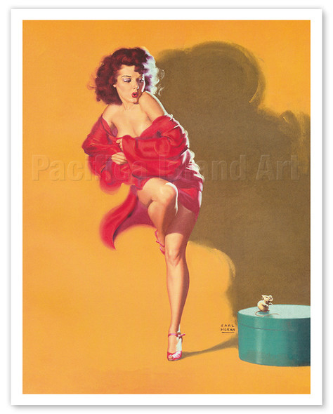 Lady in Red - c. 1945