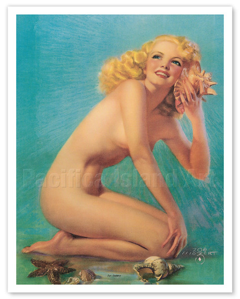 Sun Goddess - c. 1948 - Poster by Zoë Mozert