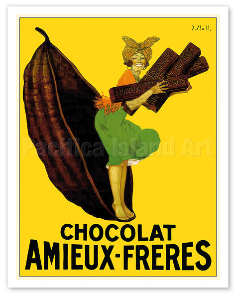 Chocolat Amieux-Frères - c. 1925 - Poster by J. (Joseph) Stall
