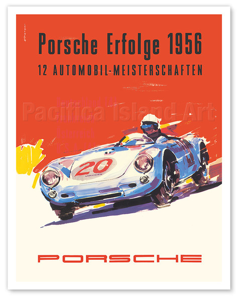 Porsche Successes (Erfolge) 1956 - Twelve Automobile Championships