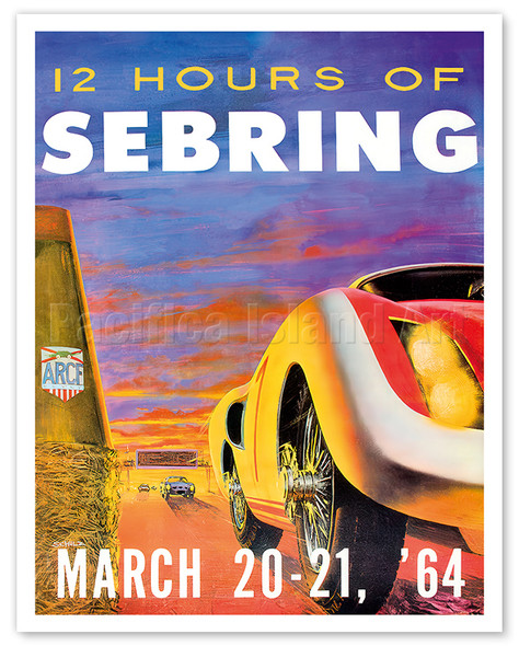 1964 - 12 Hours of Sebring - Ford GT40 and the Ferrari 250 GTO