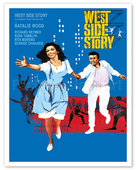 West Side Story - starring Natalie Wood, Richard Beymer, Russ Tamblyn, Rita Moreno - c. 1961