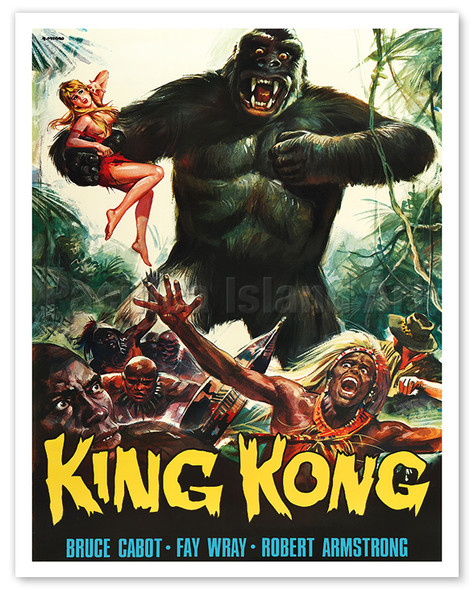 King Kong - Starring Fay Wray, Bruce Cabot, Robert Armstrong - c. 1966