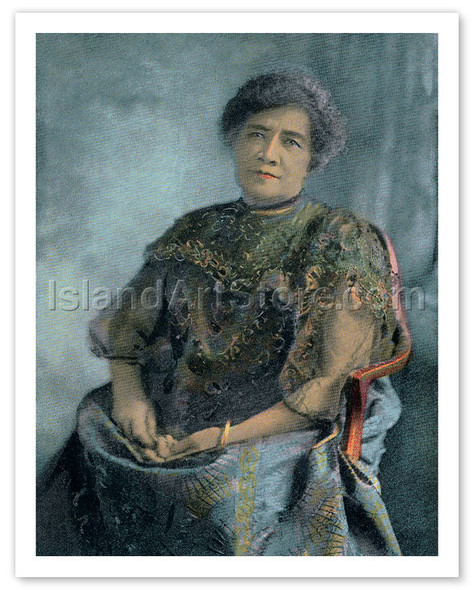 Queen Lili'uokalani (Liliuokalani) of Hawai'i (1838-1917) - Vintage Hawaiian Postcard