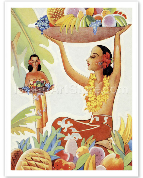 Hawaii Abundance (Makena) - Poster by Ted Mundorff
