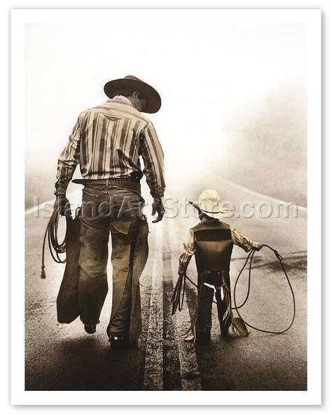 Learning the Ropes - Poster by Randy Jay Braun