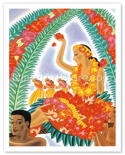 The Hawaiian Celebration - Poster by Frank Macintosh
