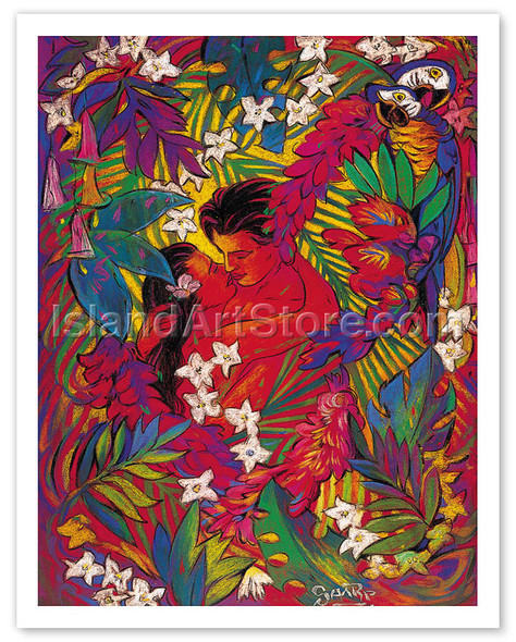 Hawaiian Secret Paradise - Poster by Rick Sharp