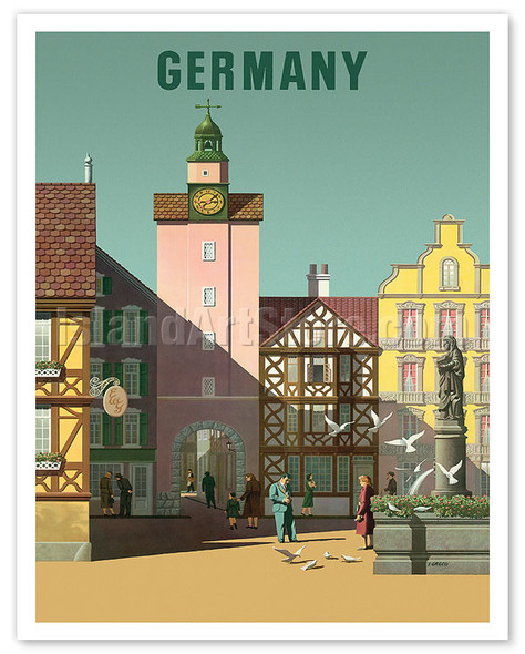 Germany - c. 1950's - Poster by Simon Greco