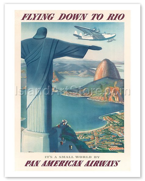 Pan American: Flying Down to Rio - Poster by Paul George Lawler