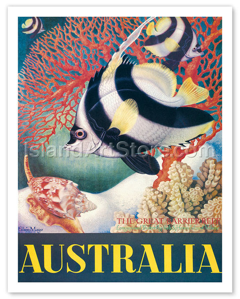 Australia, Great Barrier Reef - Poster by Eileen Mayo