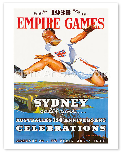 Sydney Empire Games - Poster by Charles Meere
