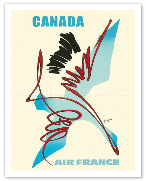 Canada - Abstract Canadian Bird - Goose - Poster by Georges Mathieu