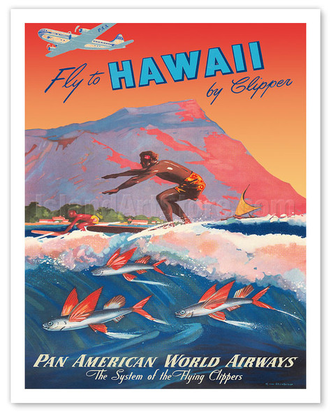Prints & Posters - Hawaiian Collection - Hawaiian Vintage Art
