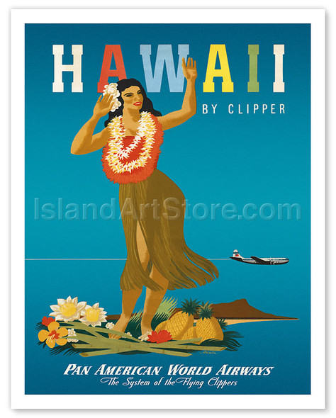 Prints & Posters - Hawaiian Collection - Hawaiian Vintage Art