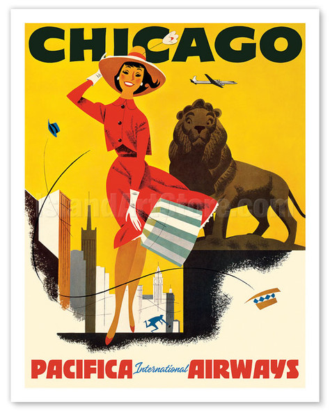 Braniff ビンテージアートポスター Prints & Posters - Airline Posters - Braniff Airways