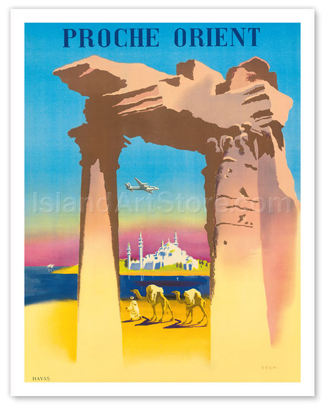 Proche Orient (Middle East) - Poster by Jean Even
