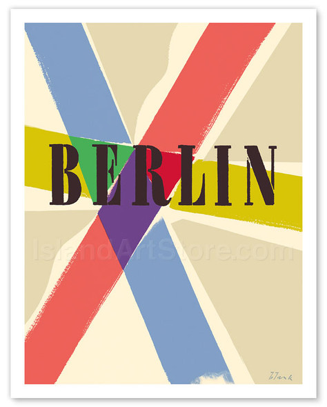 Berlin, Germany - Poster by Richard Blank