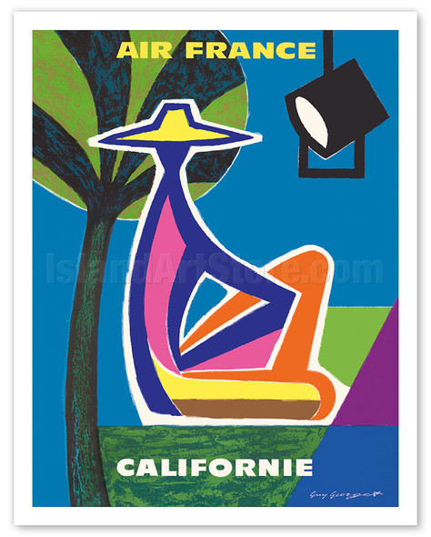 Californie (California) - Hollywood Studios - Poster by Guy Georget