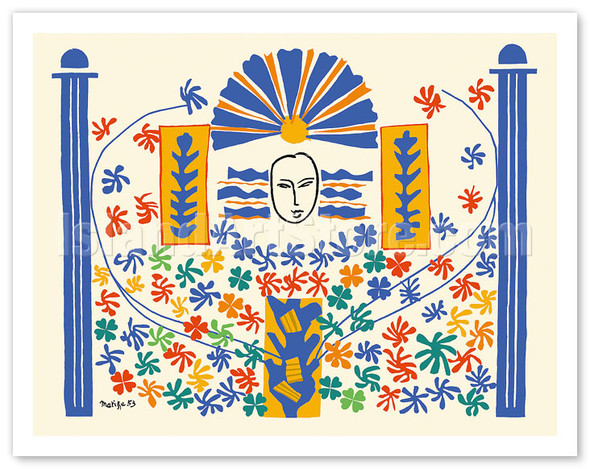 Apollo (Apollon) - Artist Model for a Ceramic Tile Mural - Poster by Henri Matisse