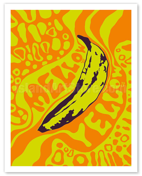 Mellow Yellow - Banana - c. 1967 - Poster by Martin Jacobs