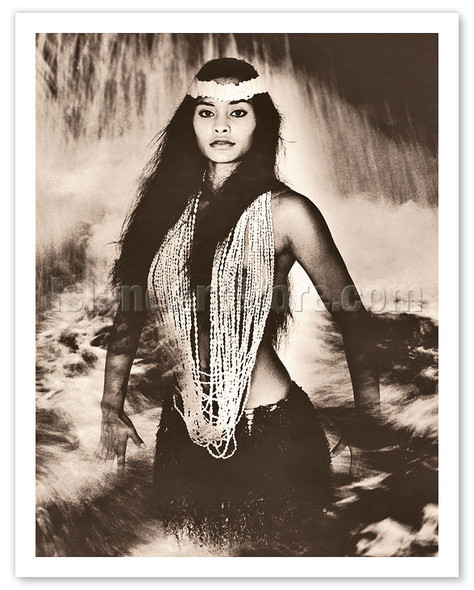 Pele's Sister - Namakaokahai, Hawaiian Sea Goddess - c. 1960's - Poster by Alan Houghton