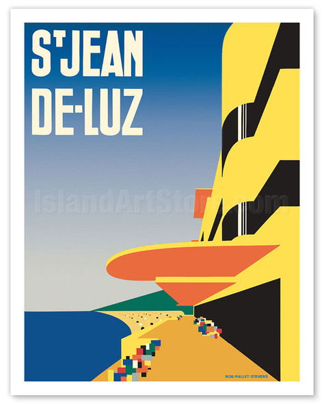 Saint-Jean-de-Luz, France - Basque Country - c. 1928 - Poster by Gert Sellheim