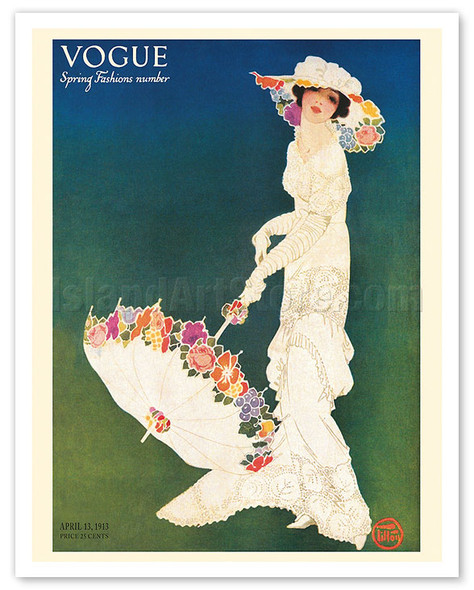 Fashion Magazine - April 13, 1913 - Spring Issue - Poster by Georges Lepape