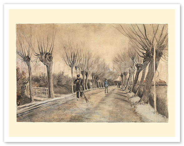Road in Etten, Netherlands - c. 1881 - Poster by Vincent van Gogh
