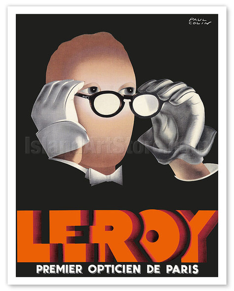 Leroy - Premier Optician of Paris - c. 1938 - Poster by Paul Colin