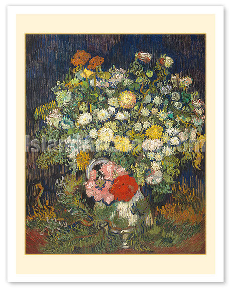 Bouquet of Flowers in a Vase - Still Life - c. 1890 - Poster by Vincent van Gogh