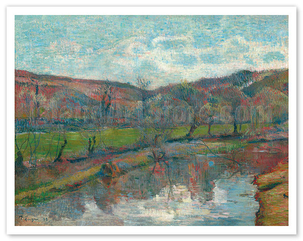 Brittany Landscape - France - c. 1888 - Poster by Paul Gauguin
