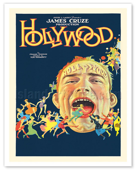 Hollywood - Directed by James Cruze - Silent Comedy - c. 1923 - Vintage Film Movie Poster