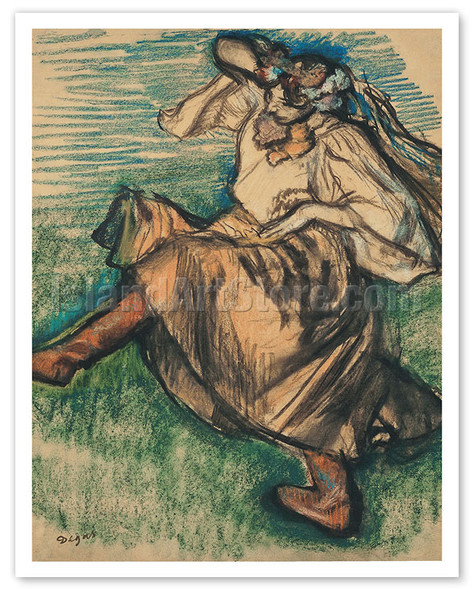 Russian Dancer - c. 1899 - Poster by Edgar Degas