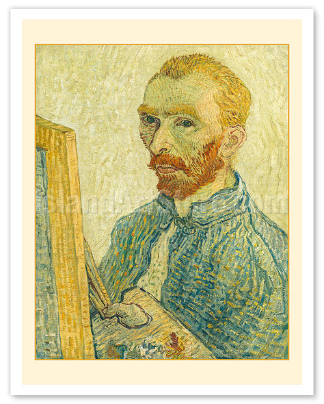 Portrait of Vincent van Gogh - c. 1889 - Poster by Vincent van Gogh