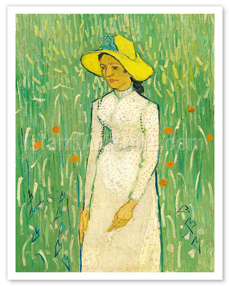 Girl in White - c. 1890 - Poster by Vincent van Gogh