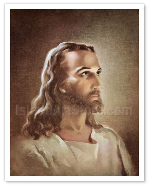 Head of Jesus Christ - c. 1941 - Poster by Walter Sallman