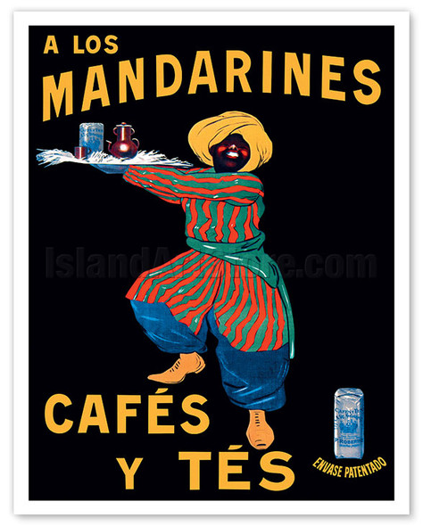 Coffee and Teas (Cafés Y Tés) - A los Mandarines - c. 1908 - Poster by Leonetto Cappiello