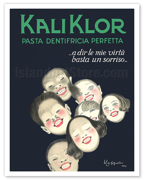 Kali Klor Perfect Toothpaste (Pasta Dentifricia Perfetta) - c. 1925 - Poster by Leonetto Cappiello