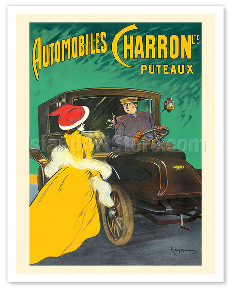 Automobiles Charron Ltd. - Puteaux France - c. 1906 - Poster by Leonetto Cappiello