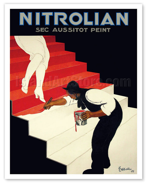 Nitrolian Paint Company - Fast Drying Paint (Sec Aussitôt Peint) - c. 1929 - Poster by Leonetto Cappiello