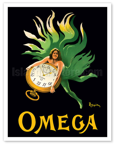 Omega Swiss Pocket Watches - c. 1910 - Poster by Leonetto Cappiello