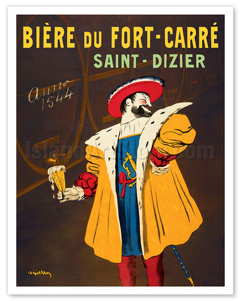 Beer Brewery of Fort-Carré (Bière du Fort-Carré) - Saint-Dizier France - c. 1911 - Poster by Leonetto Cappiello