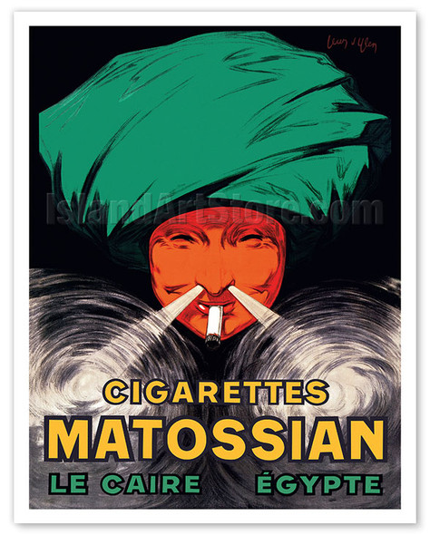 Cigarettes Matossian - Cairo Egypt (Le Caire Égypte) - c. 1921 - Poster by Leonetto Cappiello